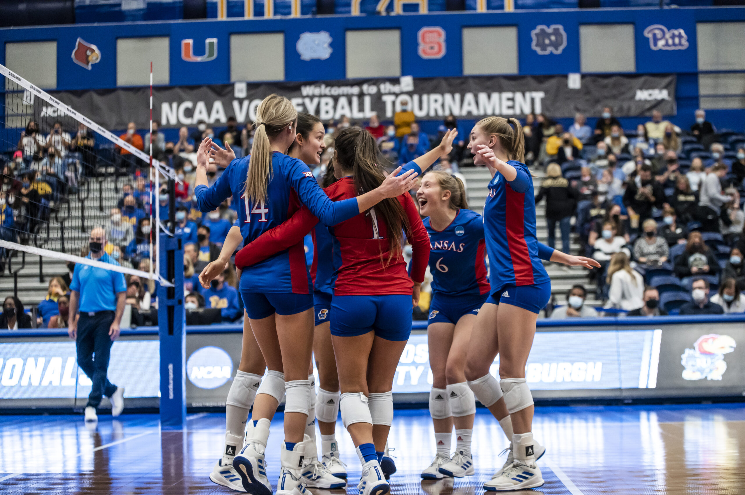 KU volleyball’s NCAA Tournament run ends in Sweet 16 vs. No. 3 Pitt